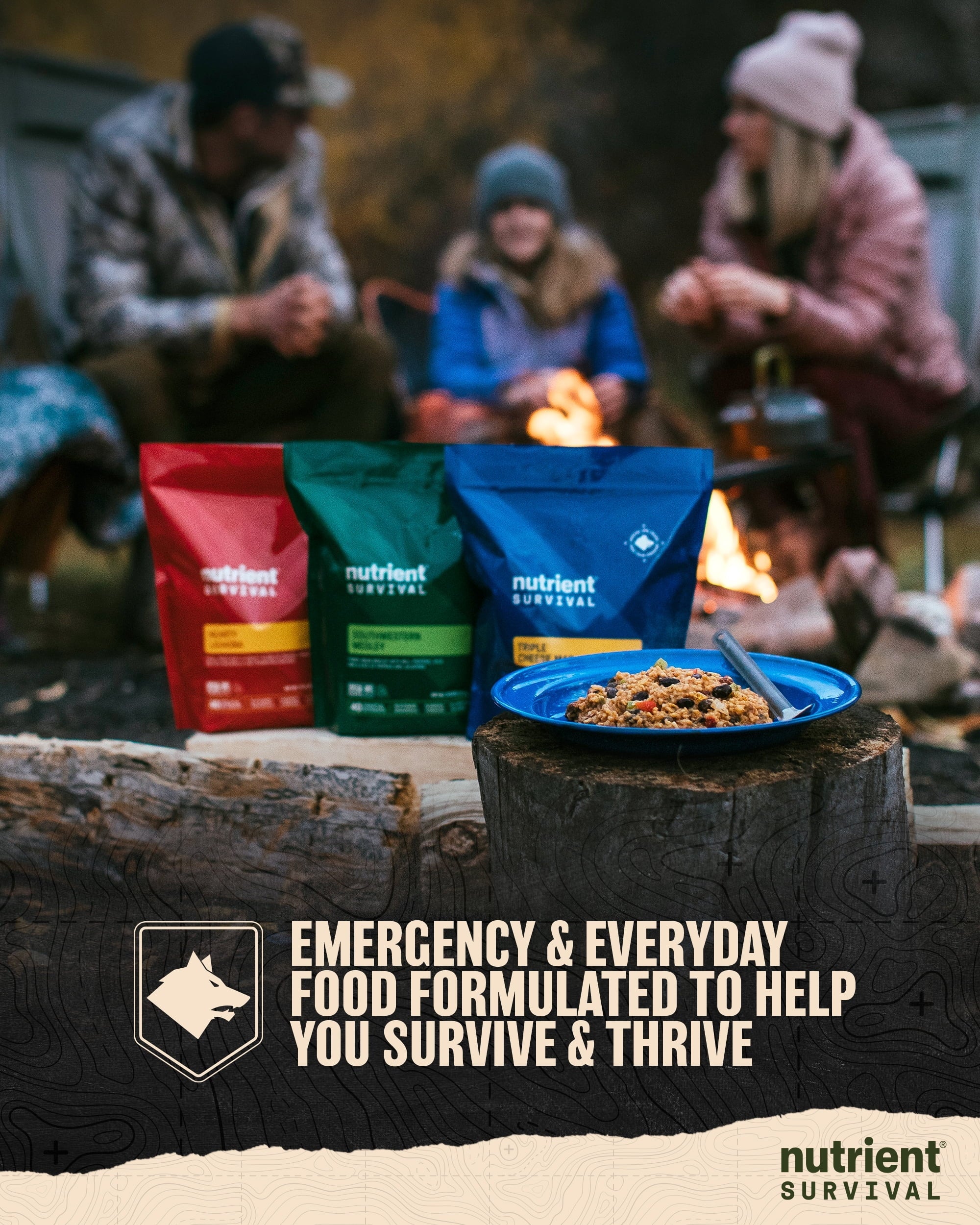 Nutrient Survival Vitamin Powdered Eggs Blend, Freeze Dried Prepper Supplies & Emergency Food Supply, 33 Essential Nutrients, Gluten Free, Shelf Stable Up to 25 Years, One Can, 70 Egg Equivalent