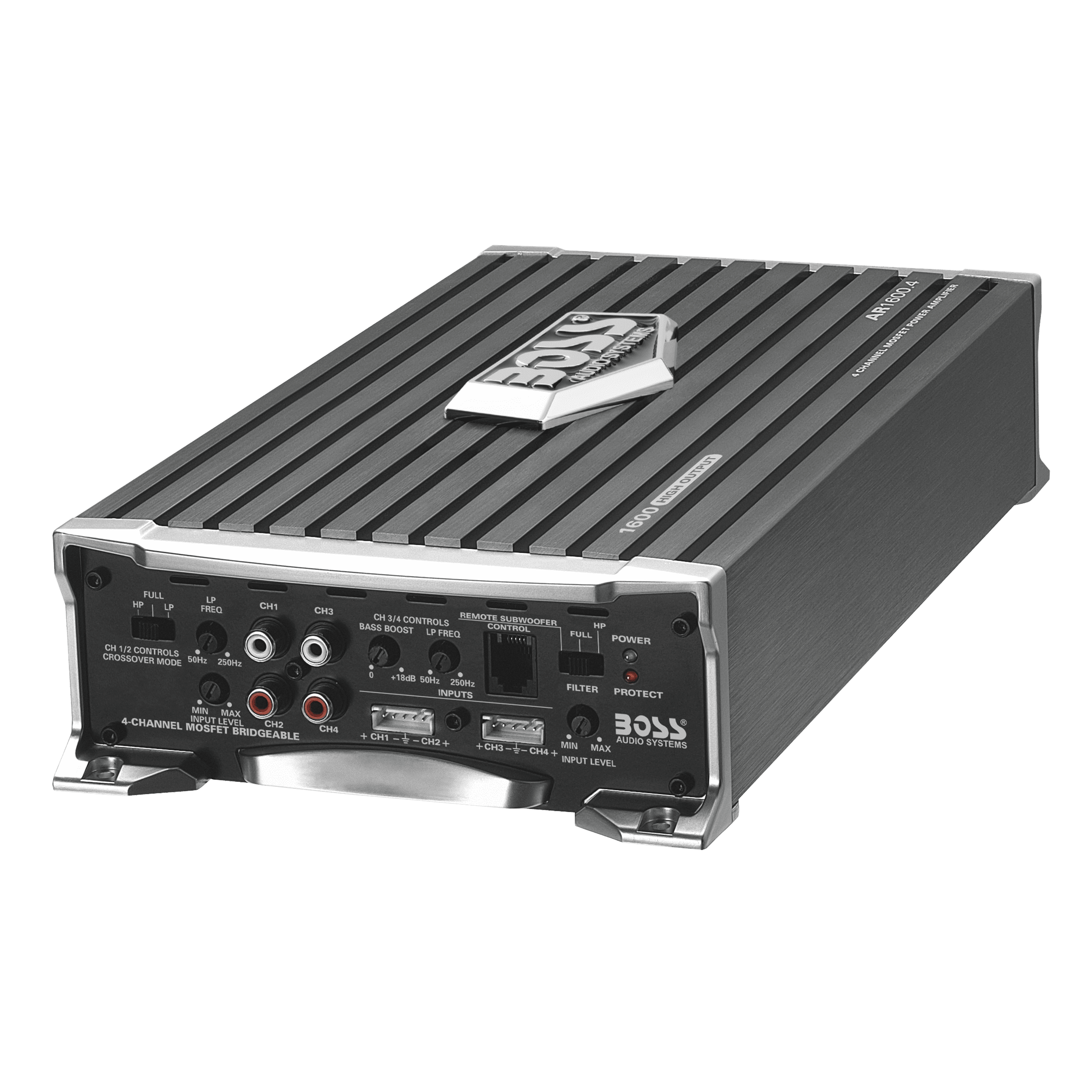 BOSS Audio Systems AR1600.4 4 Channel Car Amplifier, 1600 Watts, Mosfet Power