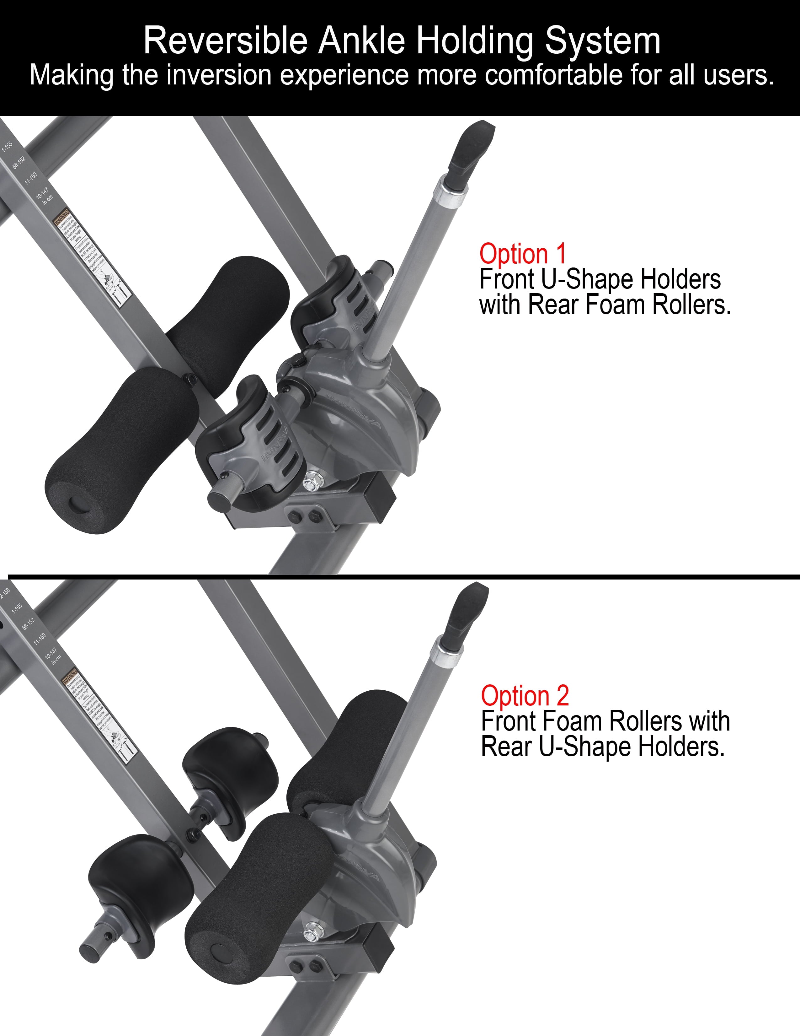 Innova ITM5950 Advanced Heat and Massage Therapeutic Inversion Table, , 300 lb Max Weight Capacity