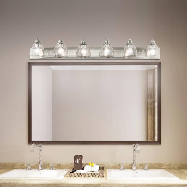 Birmingham 6 Light Brushed Nickel Vanity Sconce