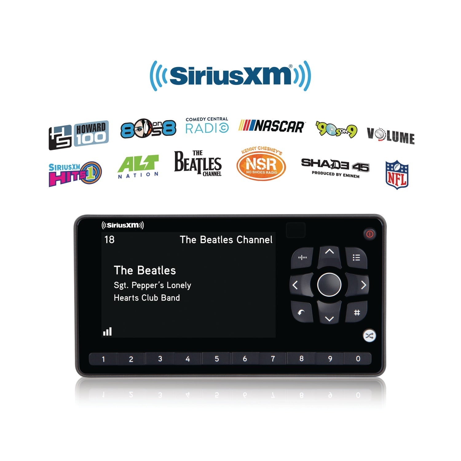 SiriusXM SXEZR1V1 Onyx EZR Satellite Radio with Free 3 Months Satellite and Streaming Service