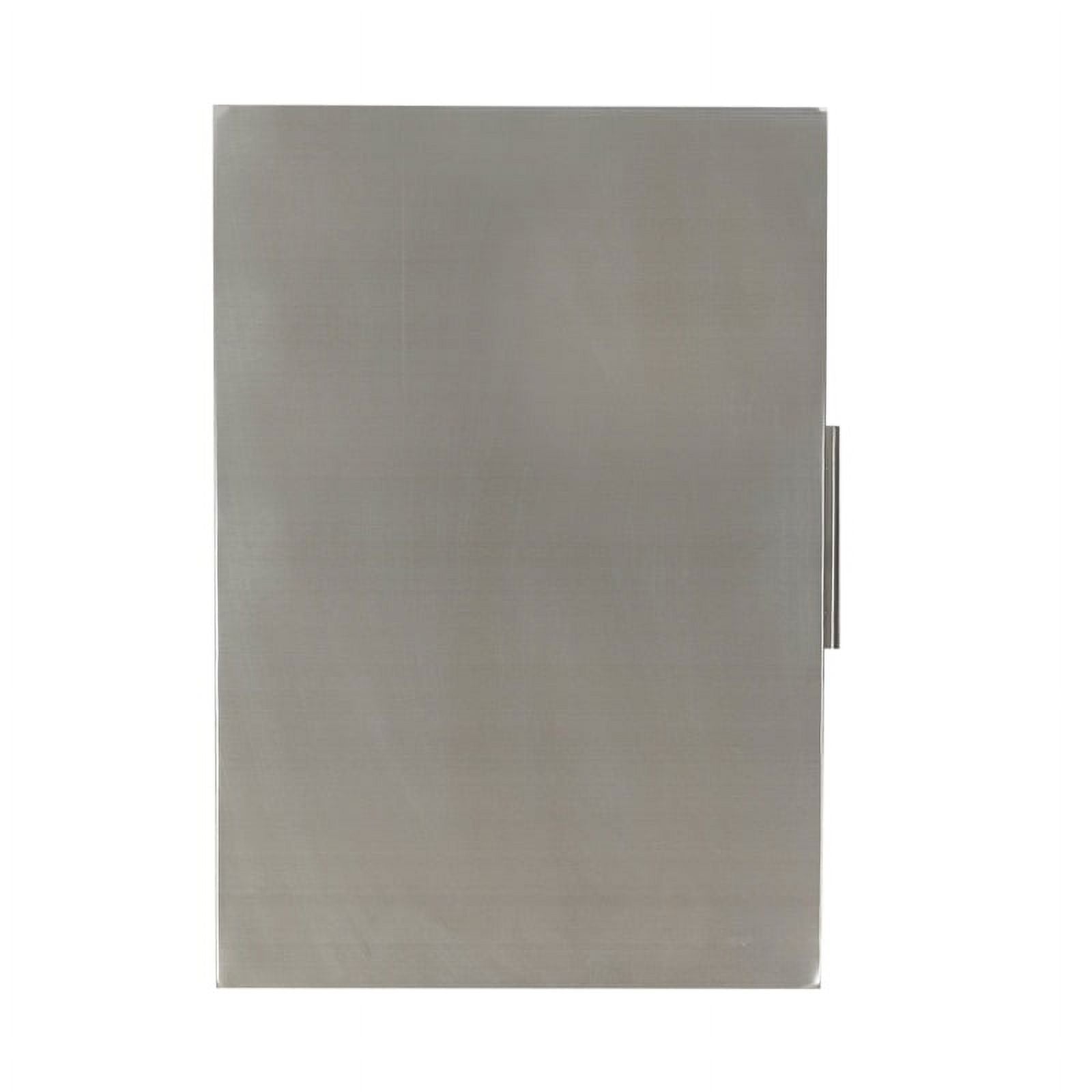 Riverbay Furniture Transitional Wood/Stainless Steel Kitchen Cart in White