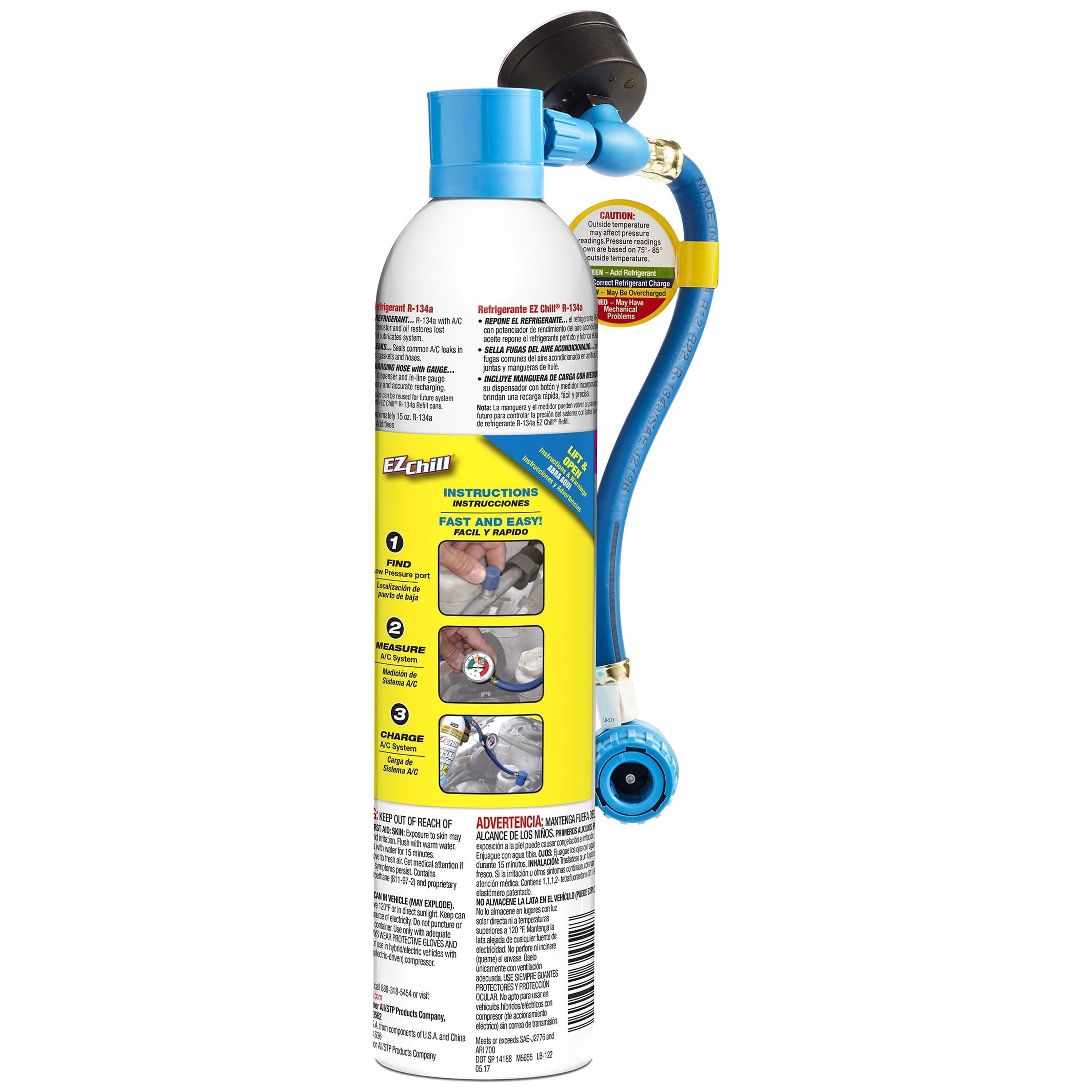 EZ Chill R-134a Refrigerant & Oil (18 ounces) (CA Compliant)