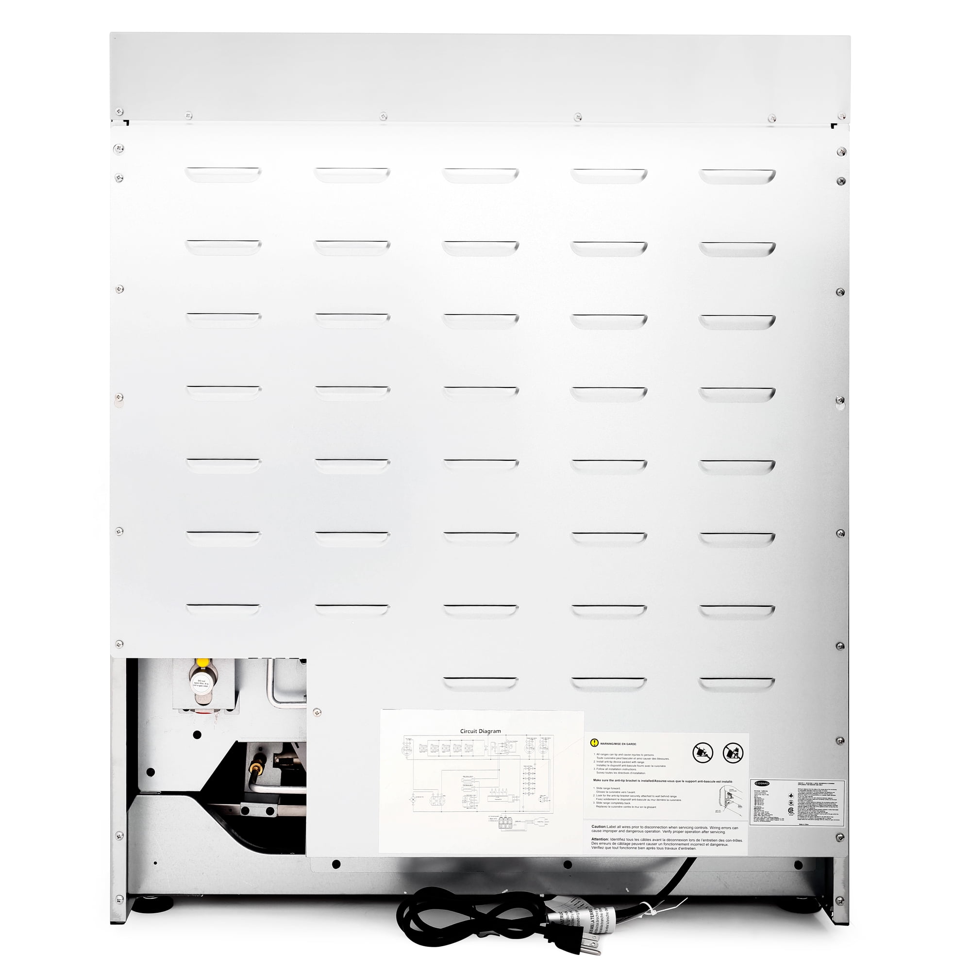 Cosmo 30 Inch 4.5 Cubic Foot Gas Range Kitchen Stove Convection Oven with 5 Sealed Burners