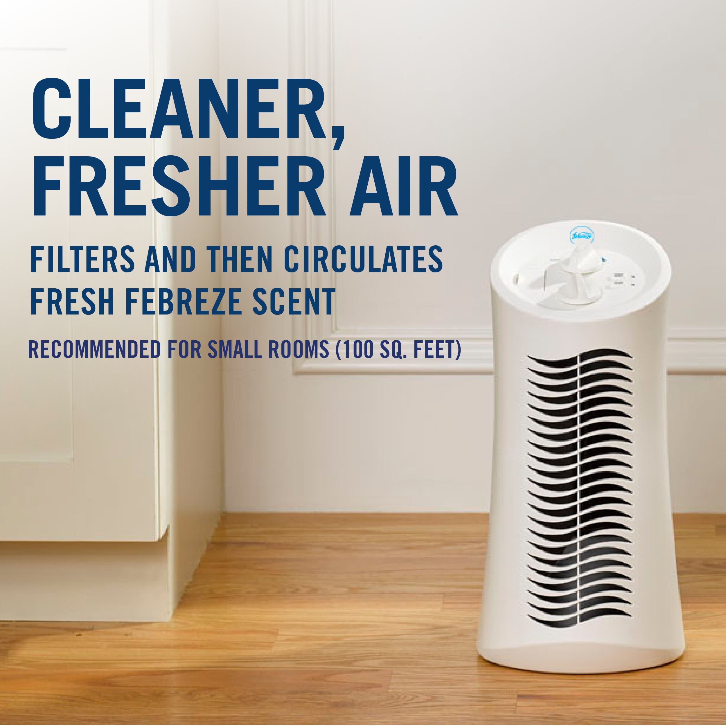 Febreze Mini Tower Air Purifier FHT180W, White