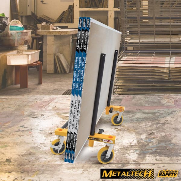 Wall Hauler Series H - 50 in. x 27.75 in. x 48.25 in. Heavy Duty Drywall Cart with Wheels, 3000 lbs Load Capacity