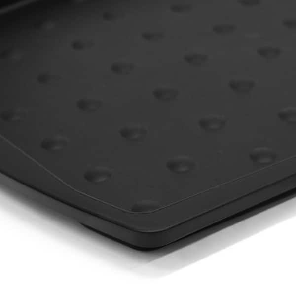 Soho Black 15 in. x 29 in. Boot Tray