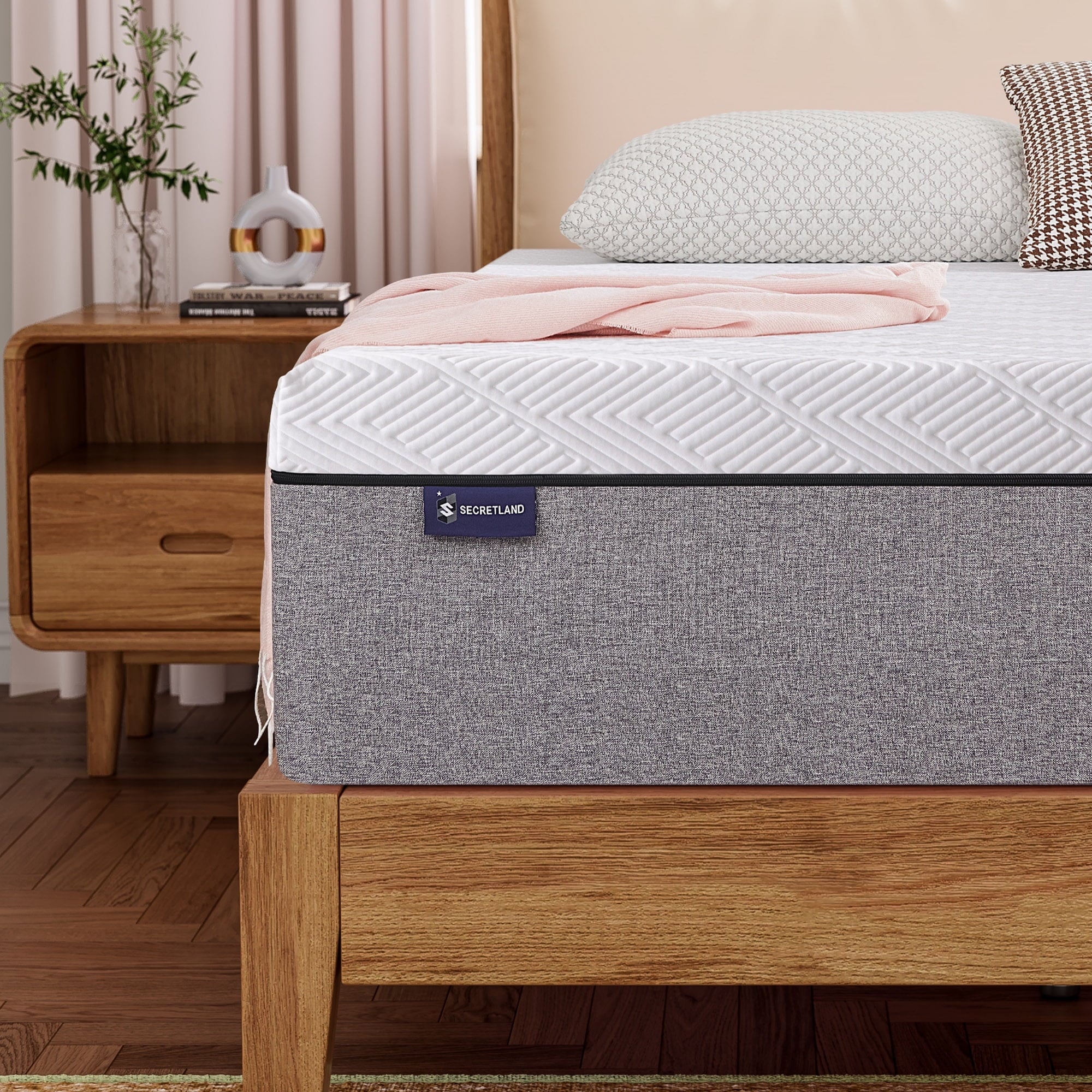 Queen Mattress, Ssecretland 10 Inch Gel Memory Foam Mattress in a Box, Queen Mattress