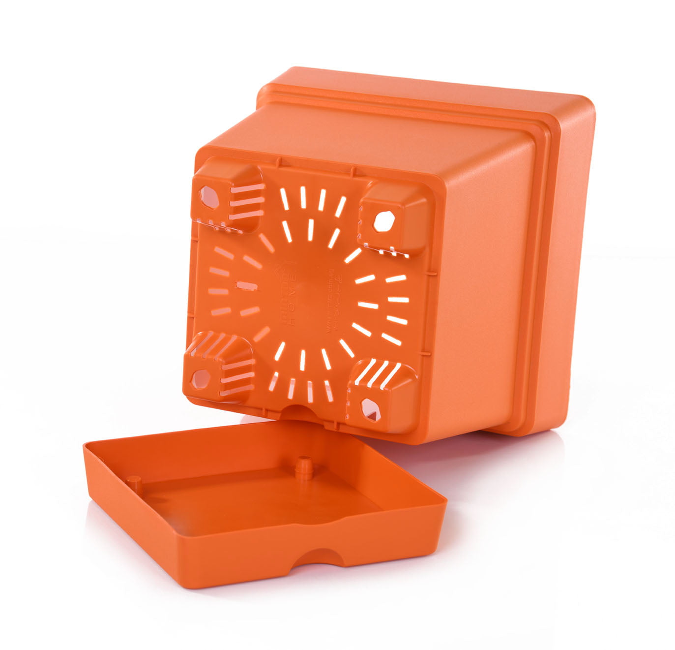 Mintra Home Garden Pots -Fuchsia Square Pot - 6.5inW x 6.5inH