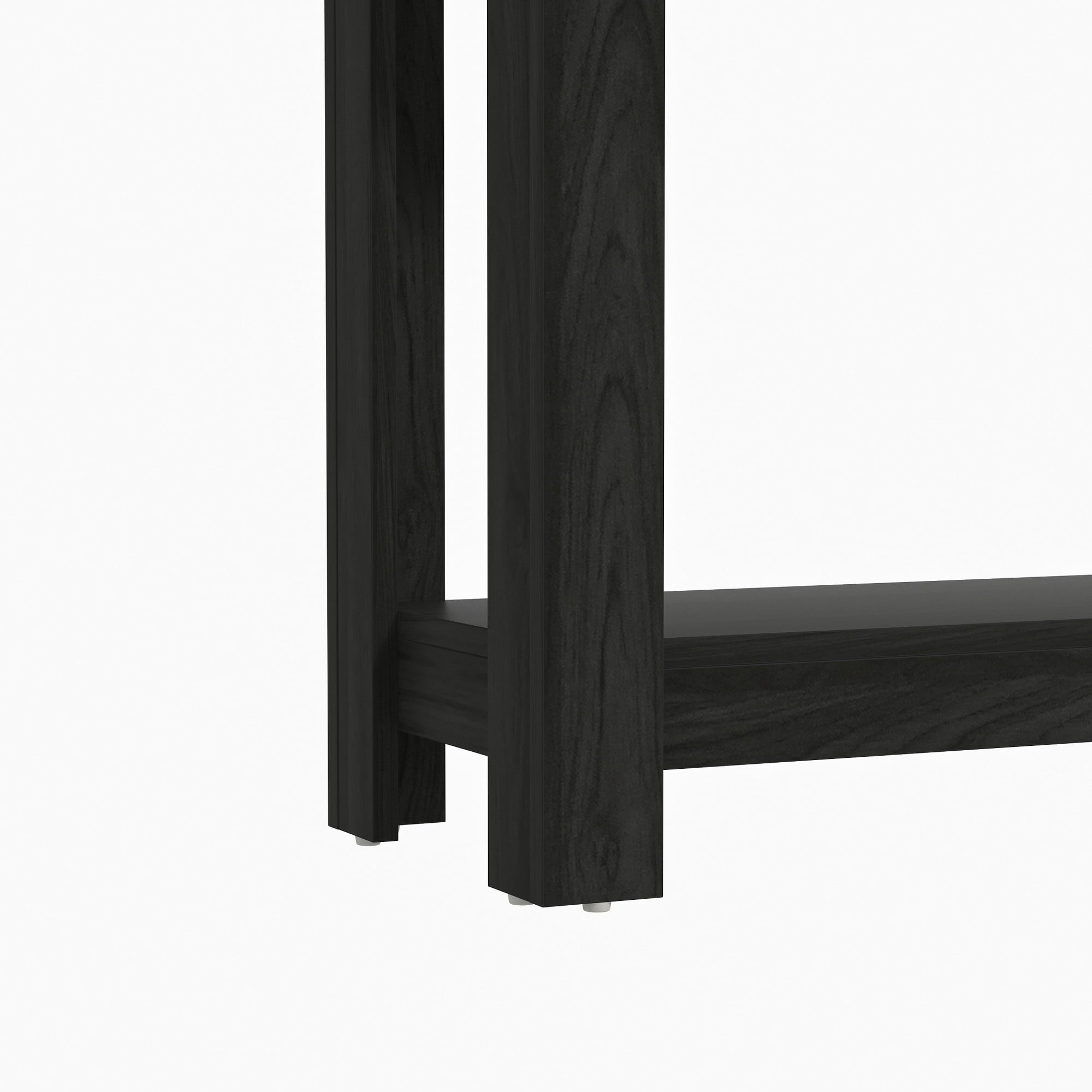 Coover Wood Console Table with 1 Drawer, Black