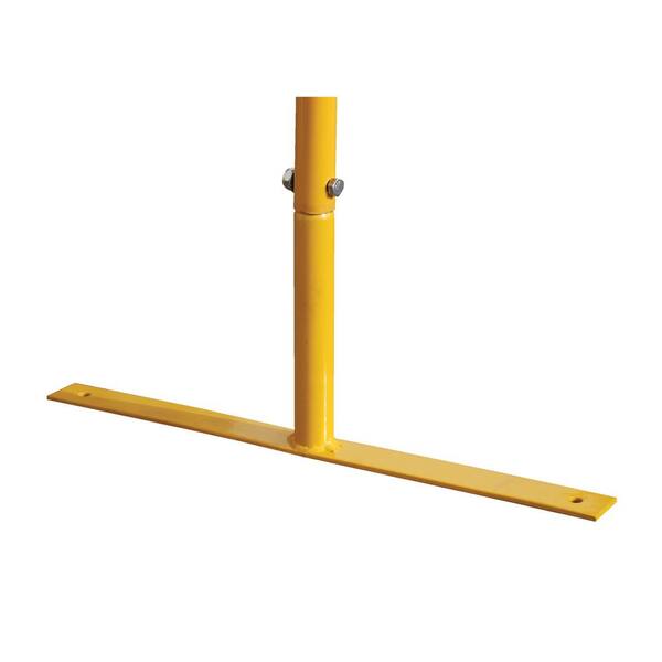 Heavy Duty Yellow Steel Crowd Control Interlocking Barrier with Both Flat Feet