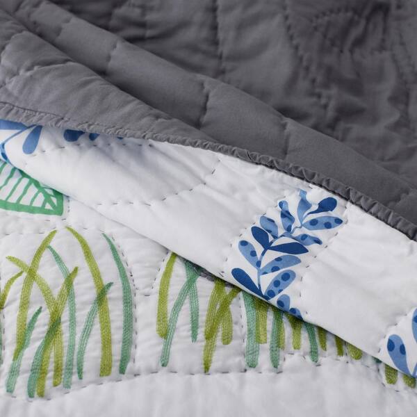 Company Kids Jungle White Multi Full/Queen Cotton Quilt