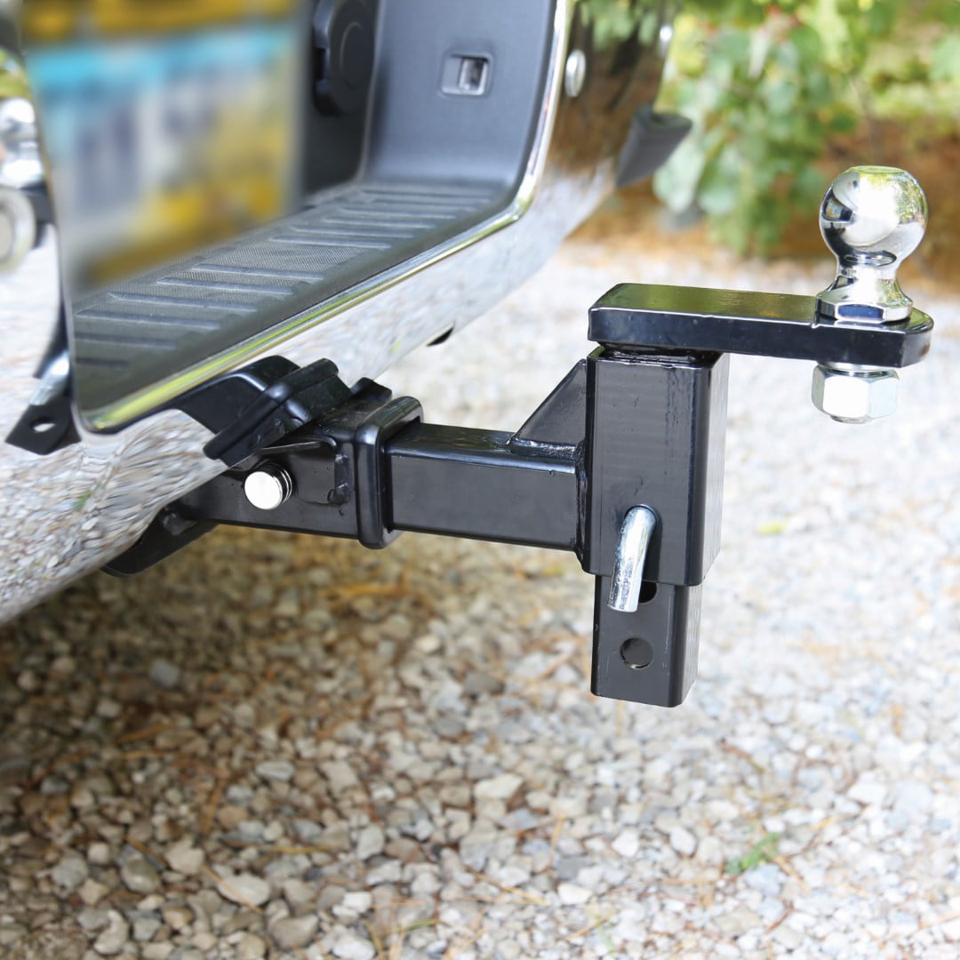 TowSmart Adjustable Ball Towing Mount with Clip and Quick Release Pin, 7.5in Drop, 6.25in Rise, 771, 5000lb, 1 Each