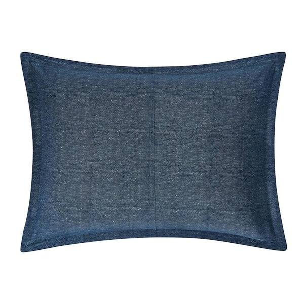 Highline 4-Piece Navy Blue Cotton Bonus Twin Comforter Set