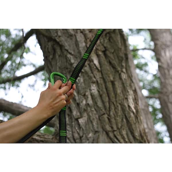 Ultra Lite Black Hammock Tree Straps (2-Pack)