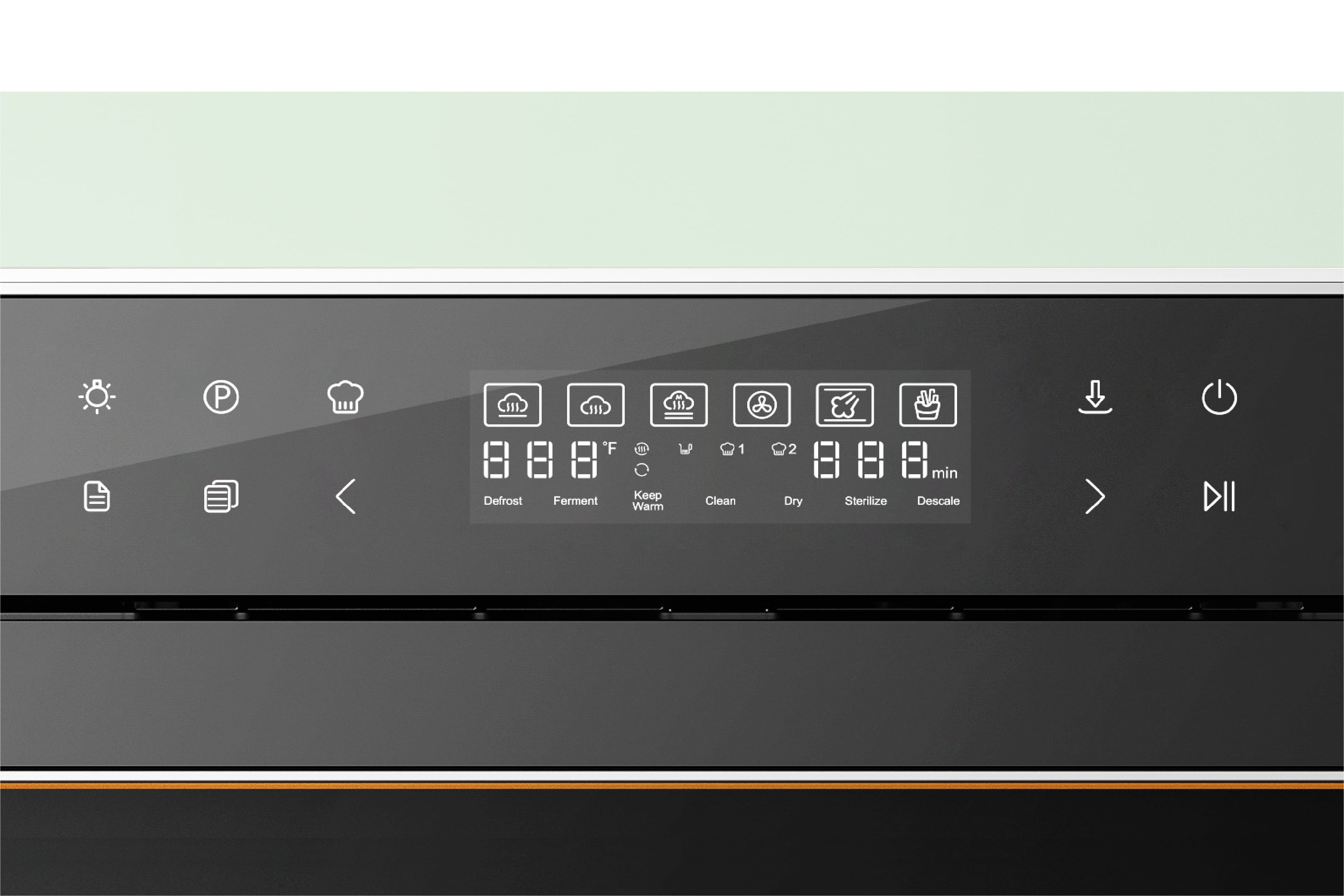 Robam R-Box Green Convection Toaster Oven with Rotisserie (1800-Watt)