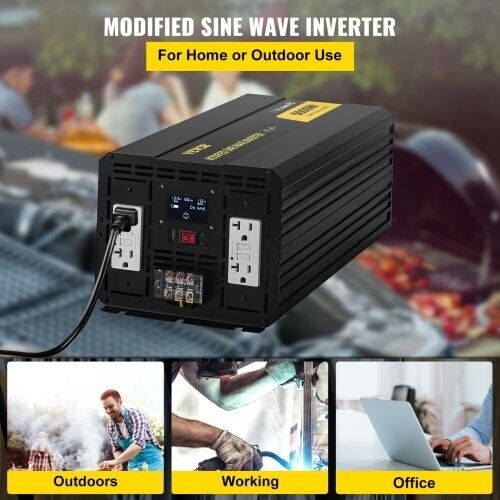 MODIFIED SINE WAVE INVERTER - 5000W - 1 YR WARRANTY -  EXPRESS SHIPPING