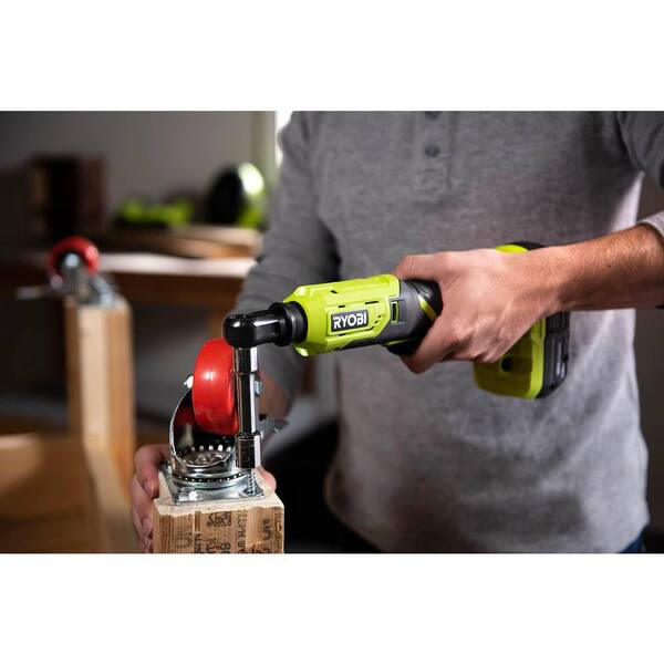 ONE+ 18V Cordless 4-Tool Combo Kit with 4.0 Ah Battery, 1.5 Ah Battery, Charger, and Bag