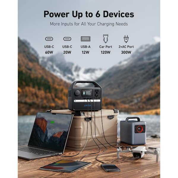 522 Powerhouse 300-Watt Push Button Start Battery Generator with Power-Saving Mode