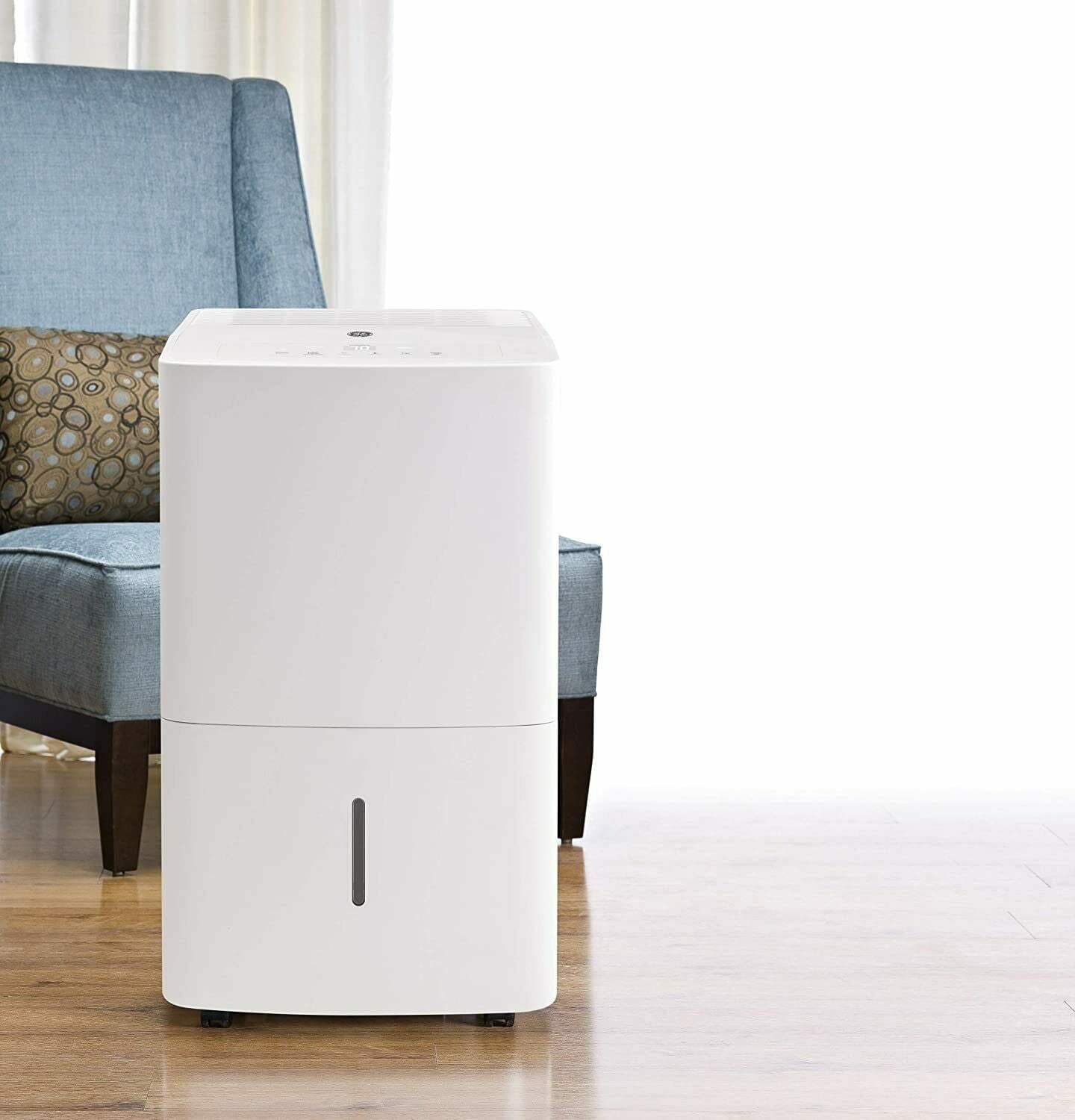 Restored GE ENERGY STAR 35-Pint Portable Dehumidifier, White, ADEL35LZ (Refurbished)