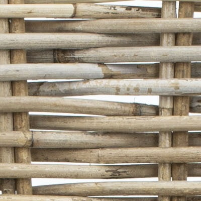 SAFAVIEH Sierra Rattan Mid-Century Nautical Accent Chair, Grey Wash/Dark Steel