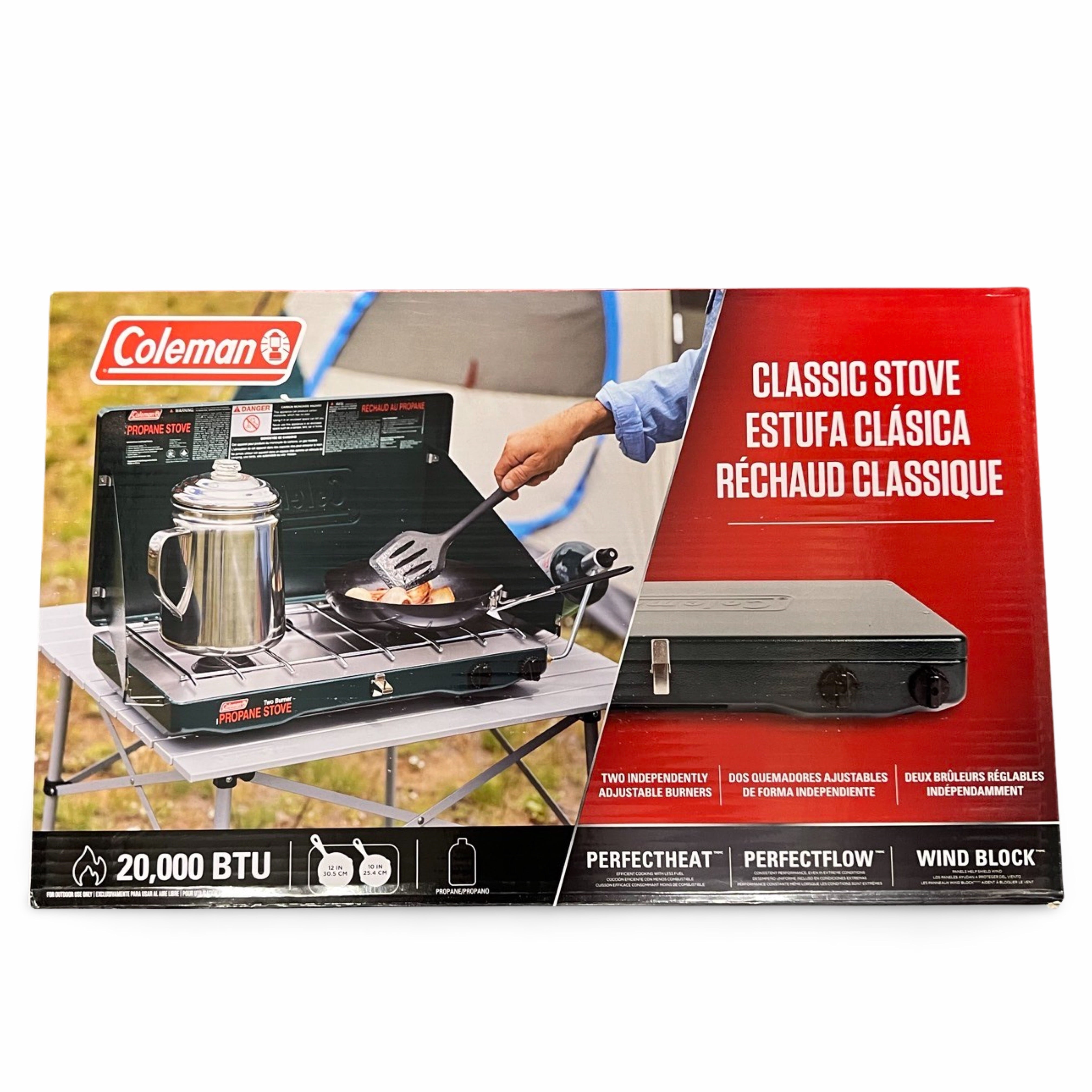 Coleman Matchlight 10,000 BTU 2-Burner Propane Stove