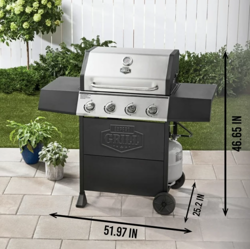 Expert Grill 4 Burner Propane Gas Barbecue