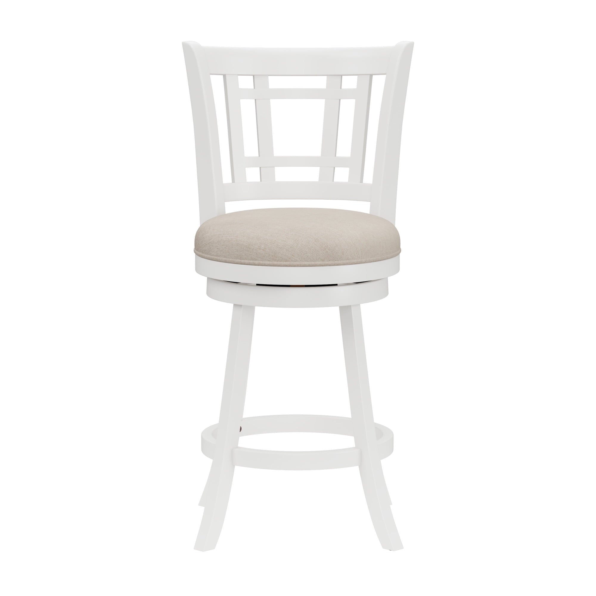 Hillsdale Furniture Bar Stool with Swivel, White