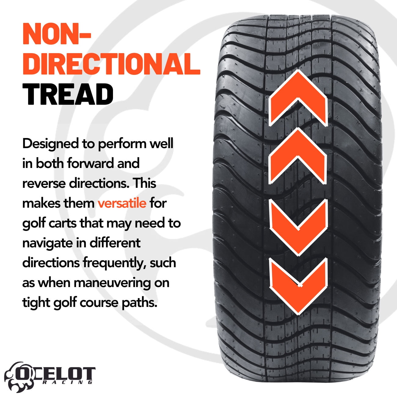 205/65-10 Ocelot P825 Golf Cart Tire