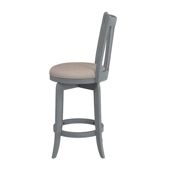 Savana Blue Wirebrush 25.75 in. Counter Stool