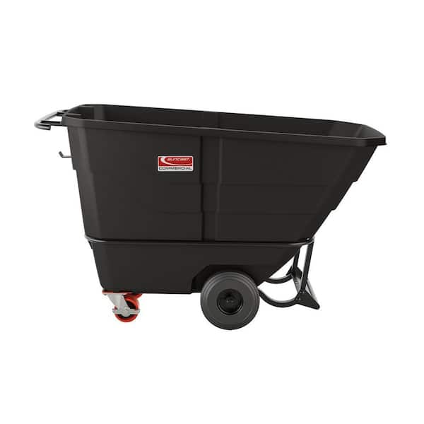 1450 lbs. Capacity 1/2 yds. Heavy-Duty Towable Tilt Truck