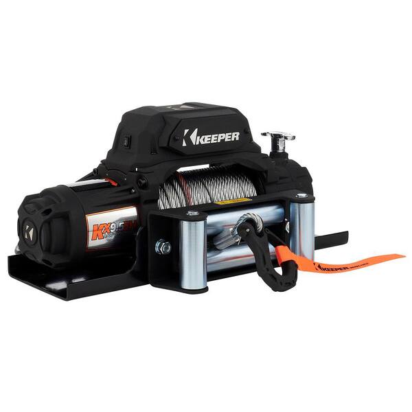 12-Volt DC 9,500 lbs. Electric Winch