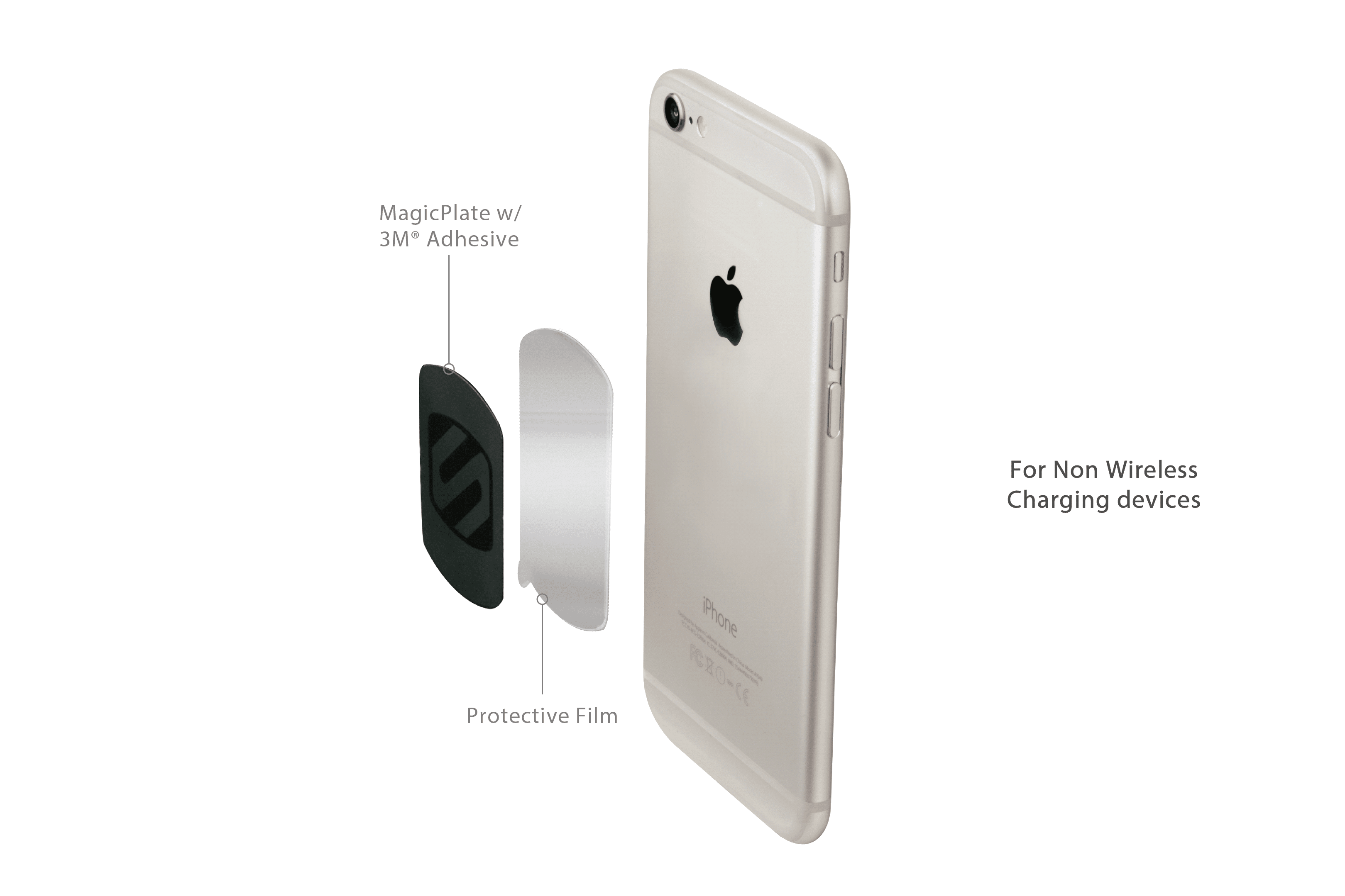 Scosche MAGRKI MagicMount Mount Replacement Kit - Black