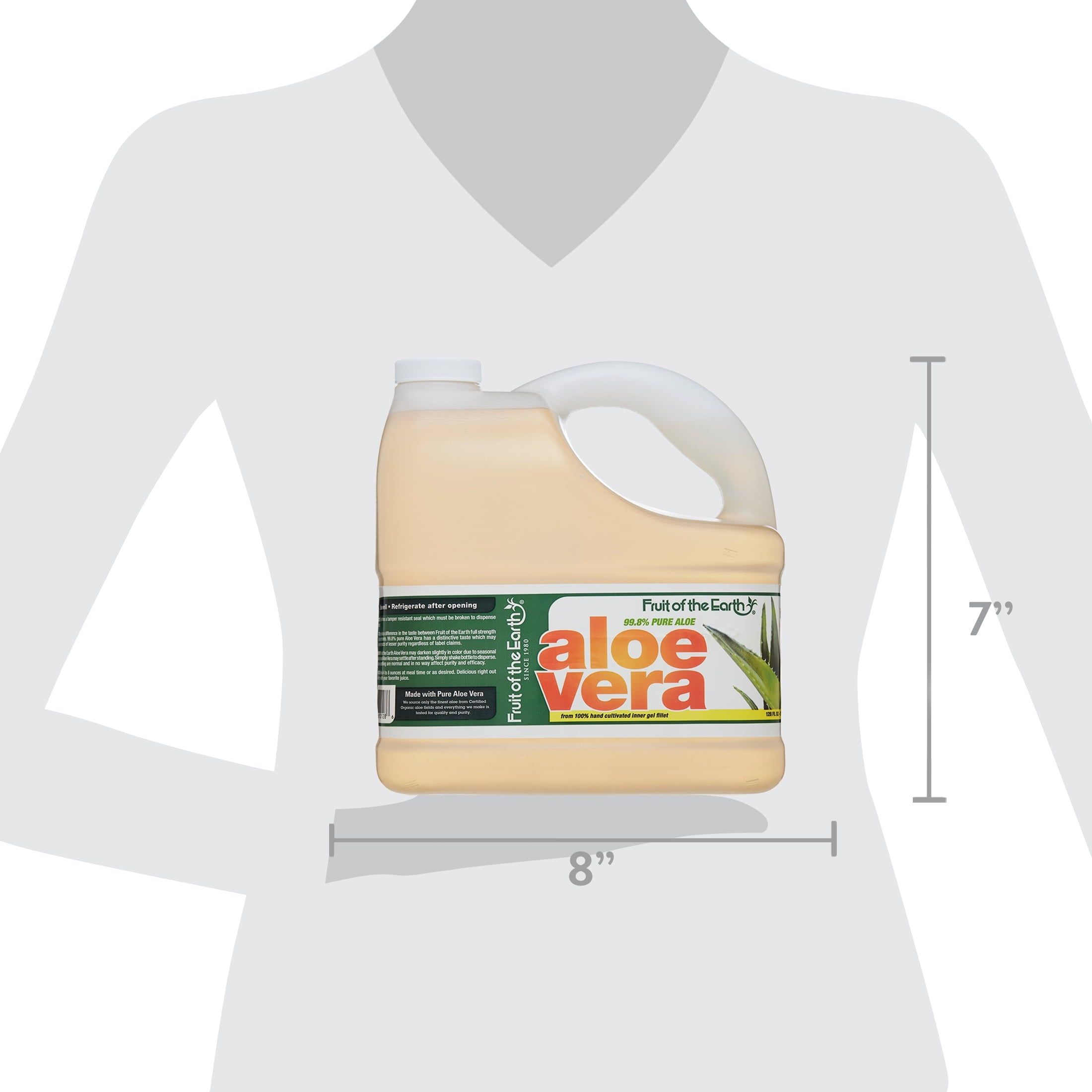 Fruit of the Earth Health & Wellness Aloe Vera Drink, 128 fluid ounces