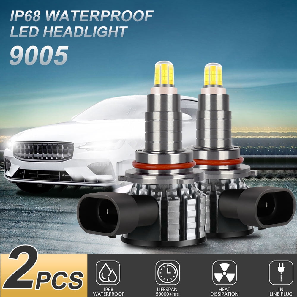 For Chevrolet Colorado 2021 2020 2 PCS 9005 HB3 LED Headlight Super Bright Bulbs Kit White 15000LM High/Low Beam