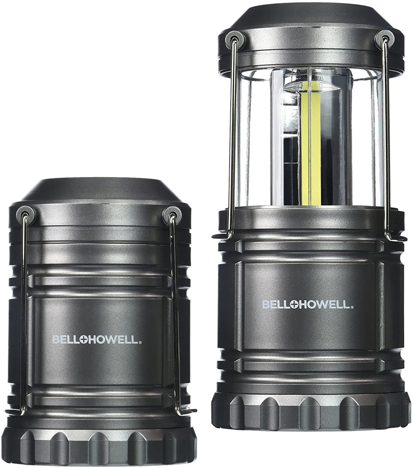 Bell + Howell LED TacLight Lantern, Ultra Bright Military Tough Tactical Lantern, Great for Camping Outdoors or Power Outages, As Seen On TV, Black