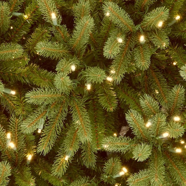 7-1/2 ft. Feel Real Jersey Fraser Fir Hinged Artificial Christmas Tree with 1250 Clear Lights