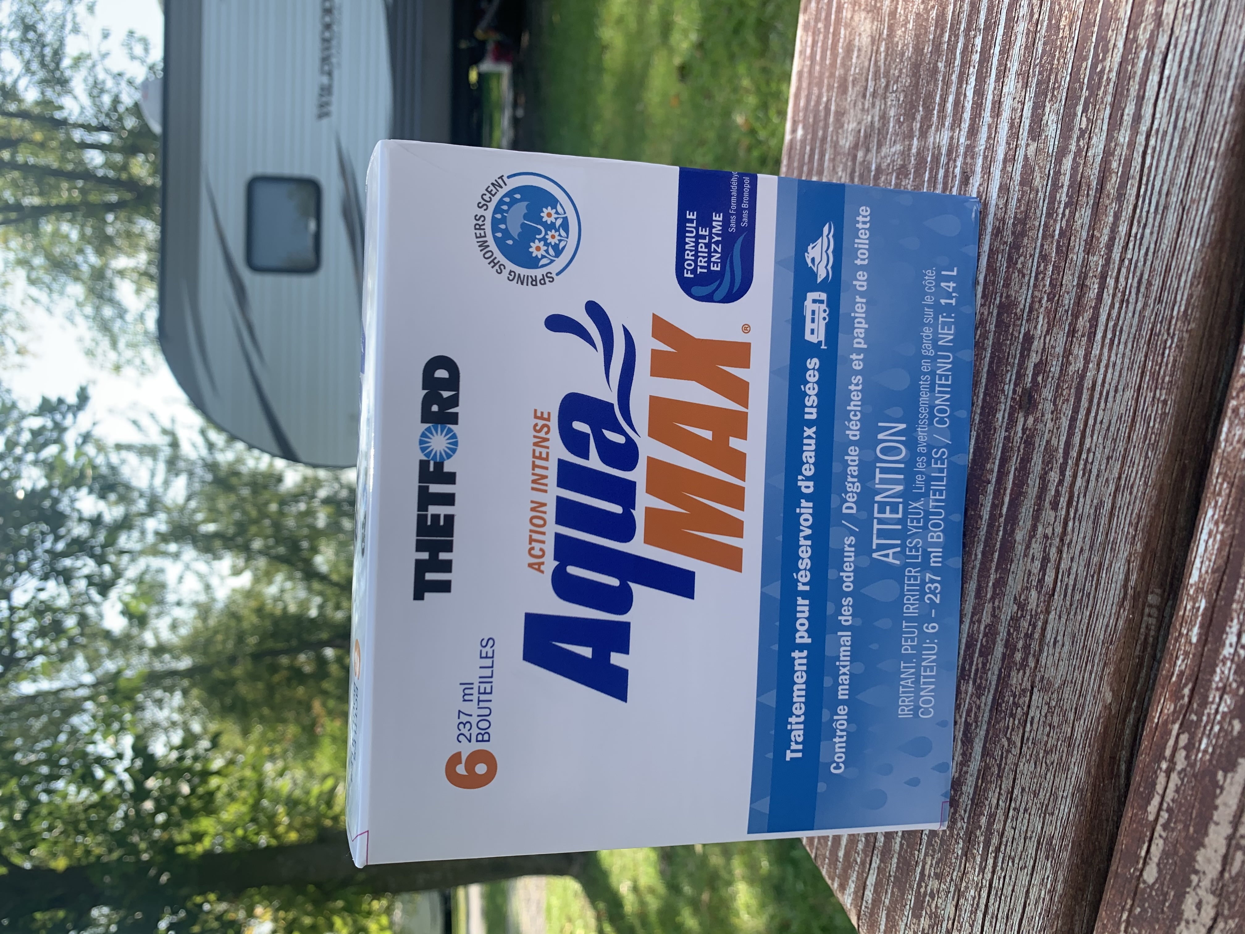 Thetford AquaMax Spring Showers Liquid Holding Tank Treatment 8 oz, Pack of 6