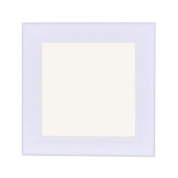 1 ft. x 1 ft. White Dimmable Edge-Lit 15-Watt 3000K Integrated LED Flat Panel Flushmount