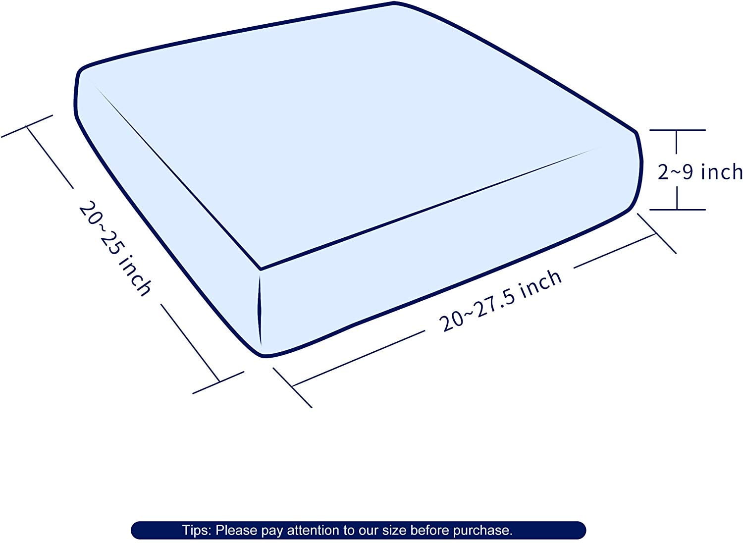 Subrtex Textured Grid Stretchy Washable Sofa Seat Cushion Cover Armchair Loveseat Sofa Protector （Turquoise, Chair）