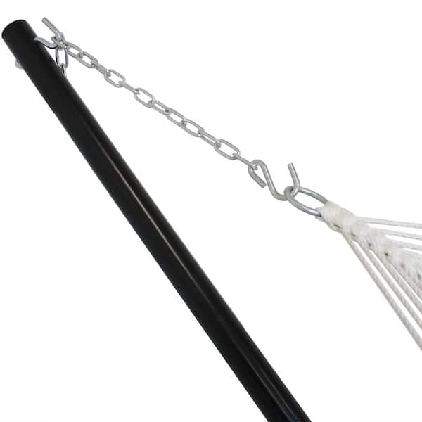 15 ft. Heavy-Duty Steel Beam Hammock Stand in Black