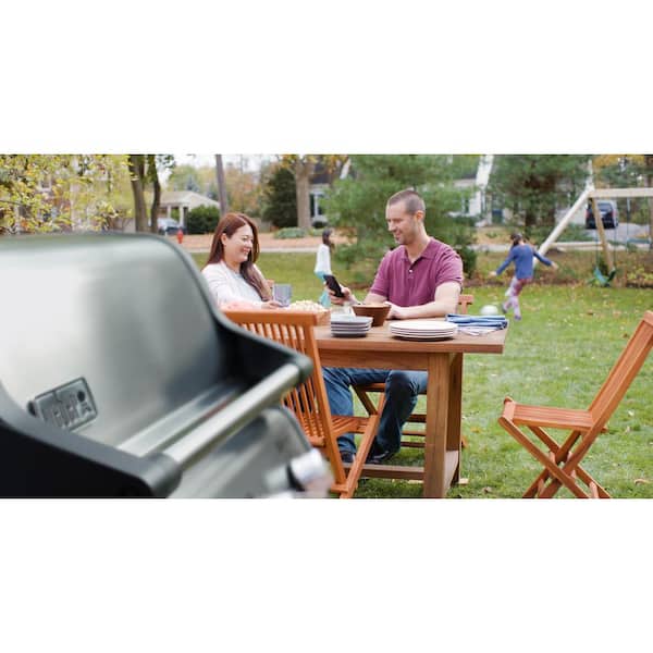 Spirit SX-315 3-Burner Propane Gas Smart Grill in Stainless Steel