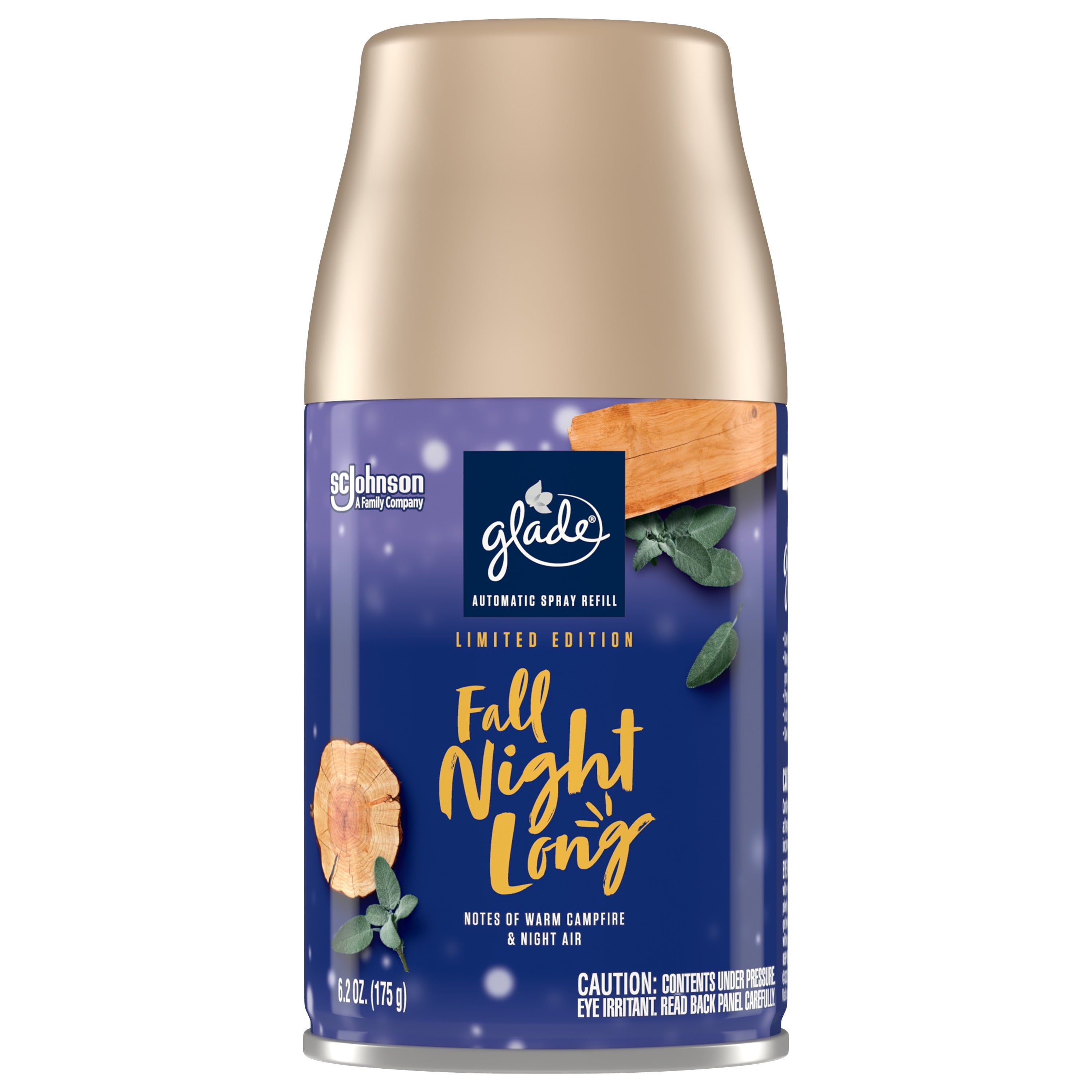 Glade Automatic Spray Refill, Air Freshener, Fall Night Long, 6.2 oz