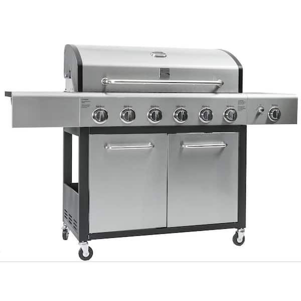 6-Burner with Side Propane Gas Burner XL Grill