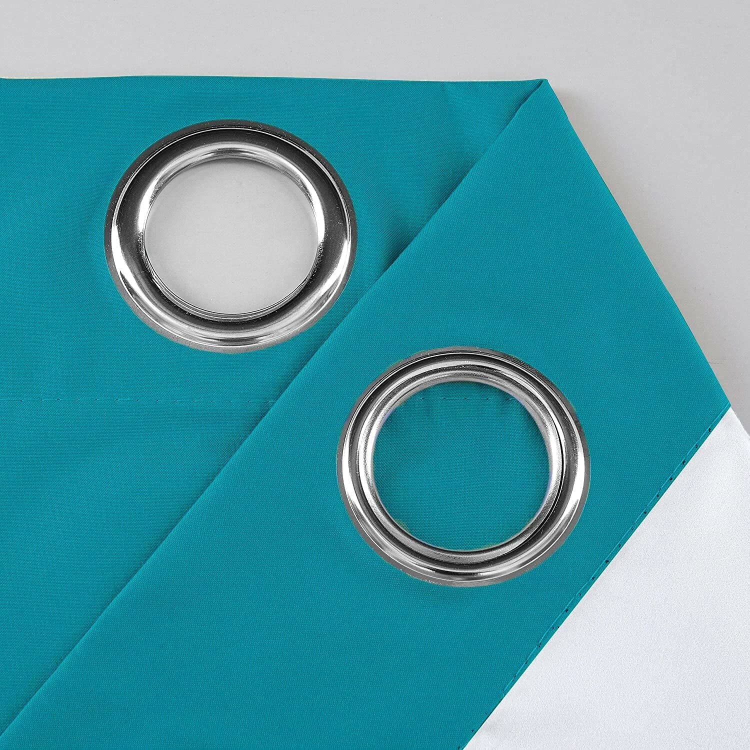 1 Piece 100% Blackout Thermal Insulated Grommet Window Curtain Valance, 52