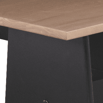 Linon Ardmore Wood Corner Dining Breakfast Nook with Table and Storage, Seats 5-6, White and Natural Finish