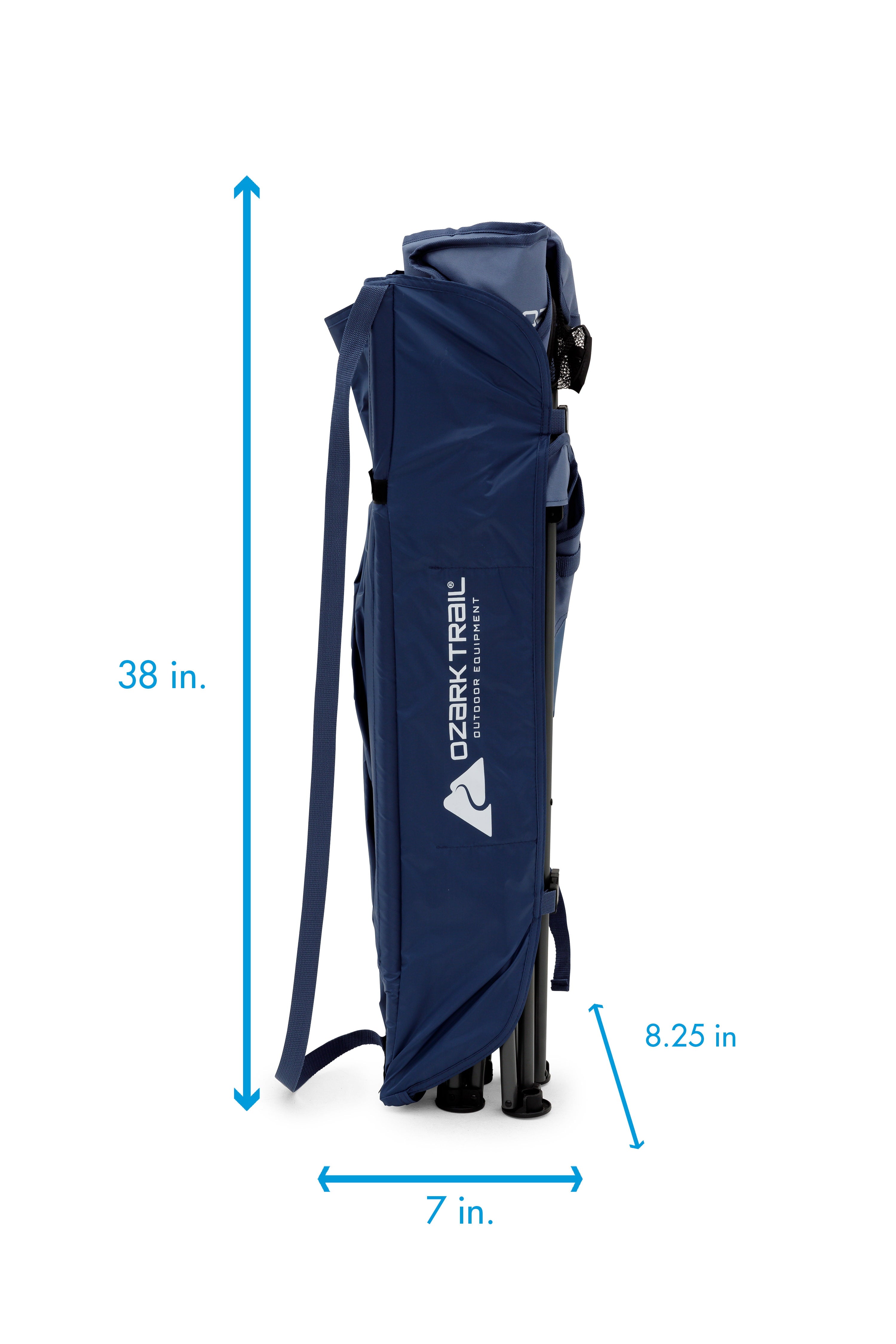 Ozark Trail Sand Island Shaded Canopy Camping Chair with Cup Holders