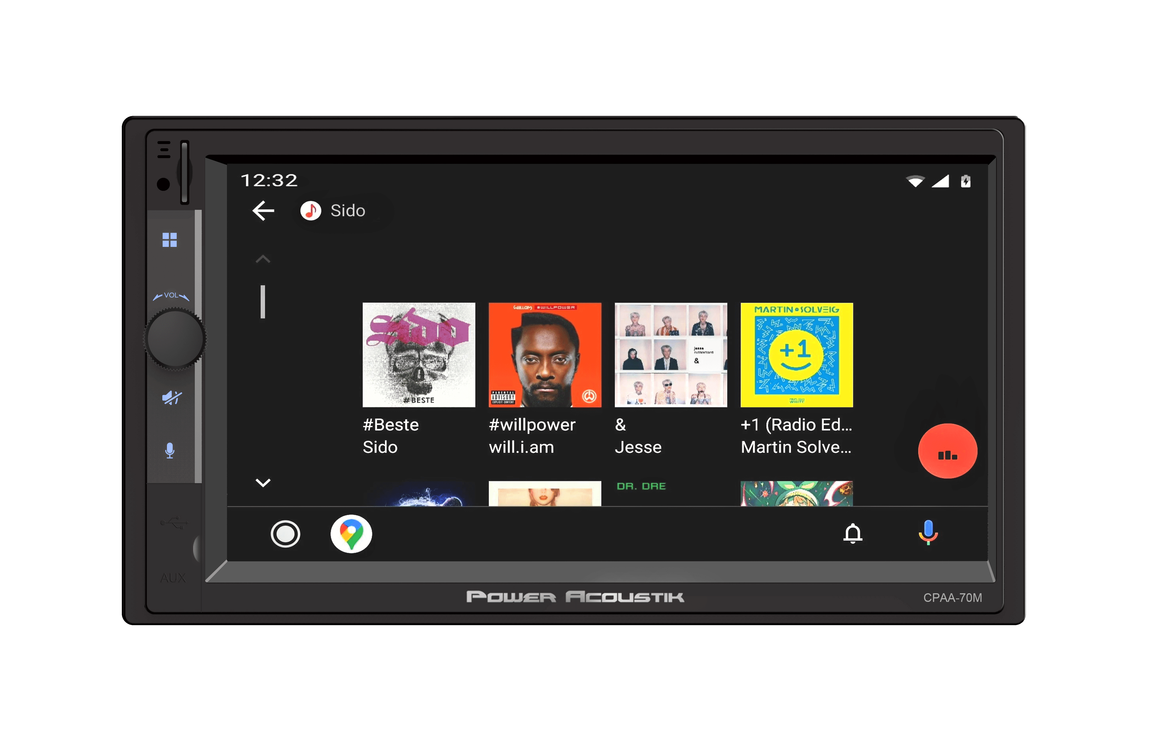 Power Acoustik Car Stereo Combo | Car Play/Android Auto Receiver & (4) 6.5