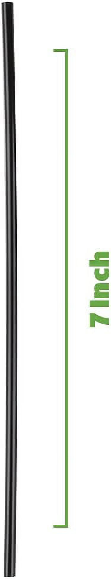 Comfy Package 7” Coffee Stir Sticks Coffee Straws Drink Stirrers, Black 1000-Pack