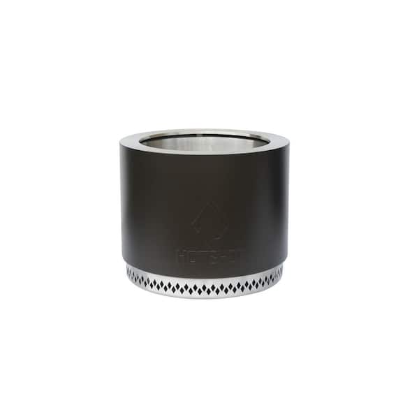 Traveler Portable Low Smoke 15 in. Round Wood-Burning Fire Pit in Matterhorn Gray with Carry Bag